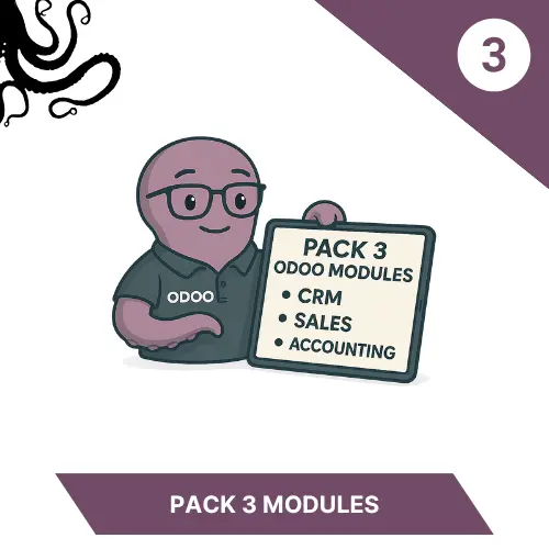Pack 3 Modules Odoo