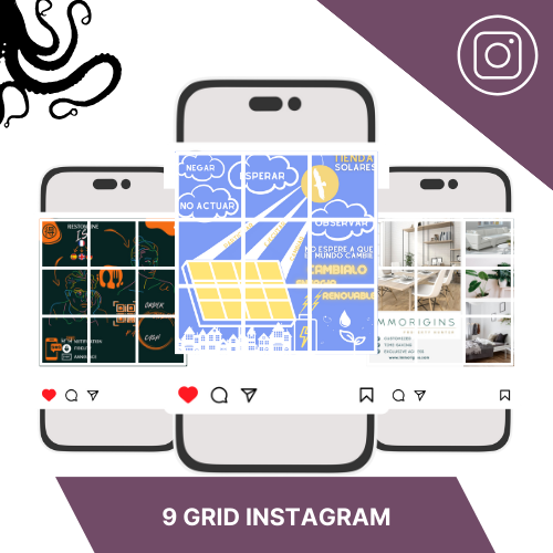 Grid Instagram X 9